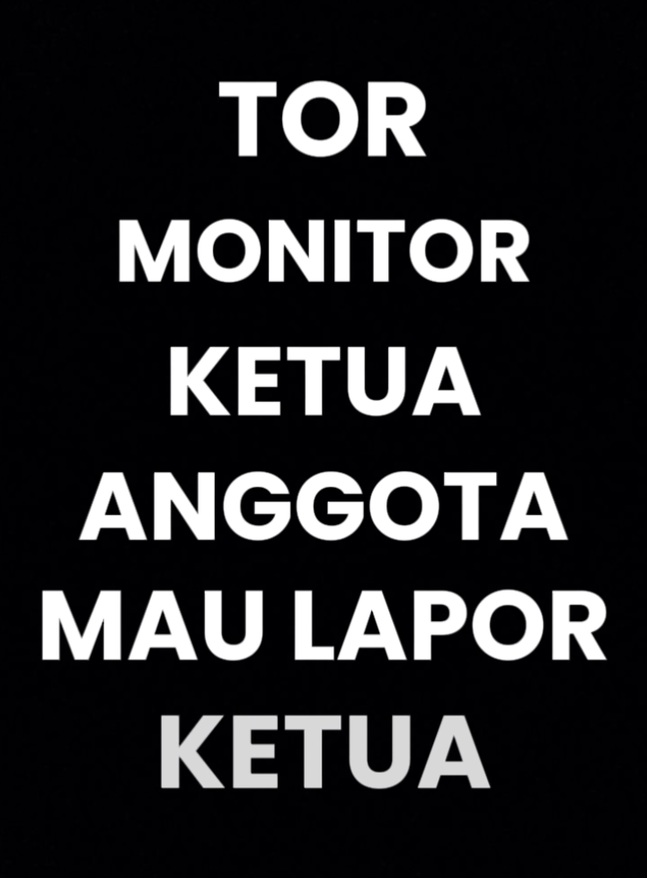 lirik tor monitor ketua #fyp 