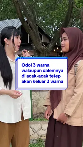 Ini keren! Ternyata walaupun warna odol di dalam di acak-acak, odol 3 warna bakalan tetep keluar 3 warna ✨ #fyp #viralvideo #viraltiktok 
