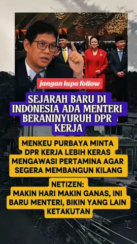 Menkeu Purbaya minta DPR bekerja lebih keras #indonesiamaju #beritaterkini #beritapolitik #fypシ゚ #menkeupurbaya 
