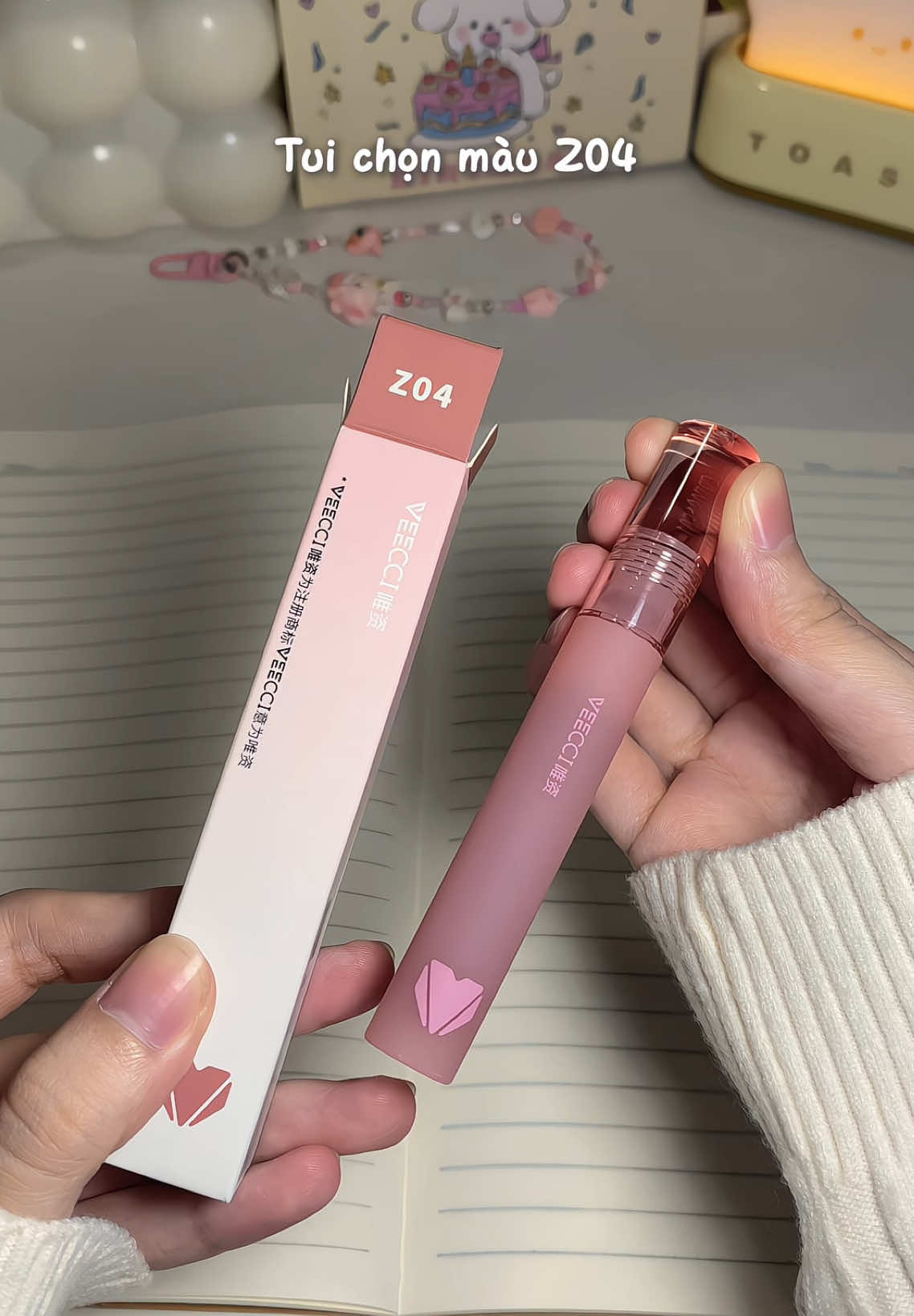 Son bùn nhung Veecci #sonveecci #veecci #sonbun #sonnhung #son 