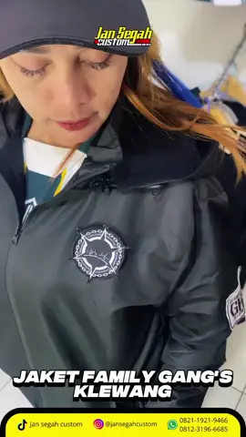 JAKET CUSTOM FAMILY GANG'S😍 Kreasikan desain terbaikmu di jan segah custom😍 