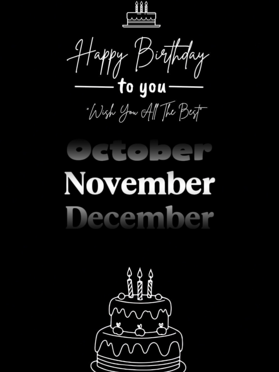 New Template Happy Birthday November #CapCut #capcutpioneer #pioneertemplate #birthday #fypage 