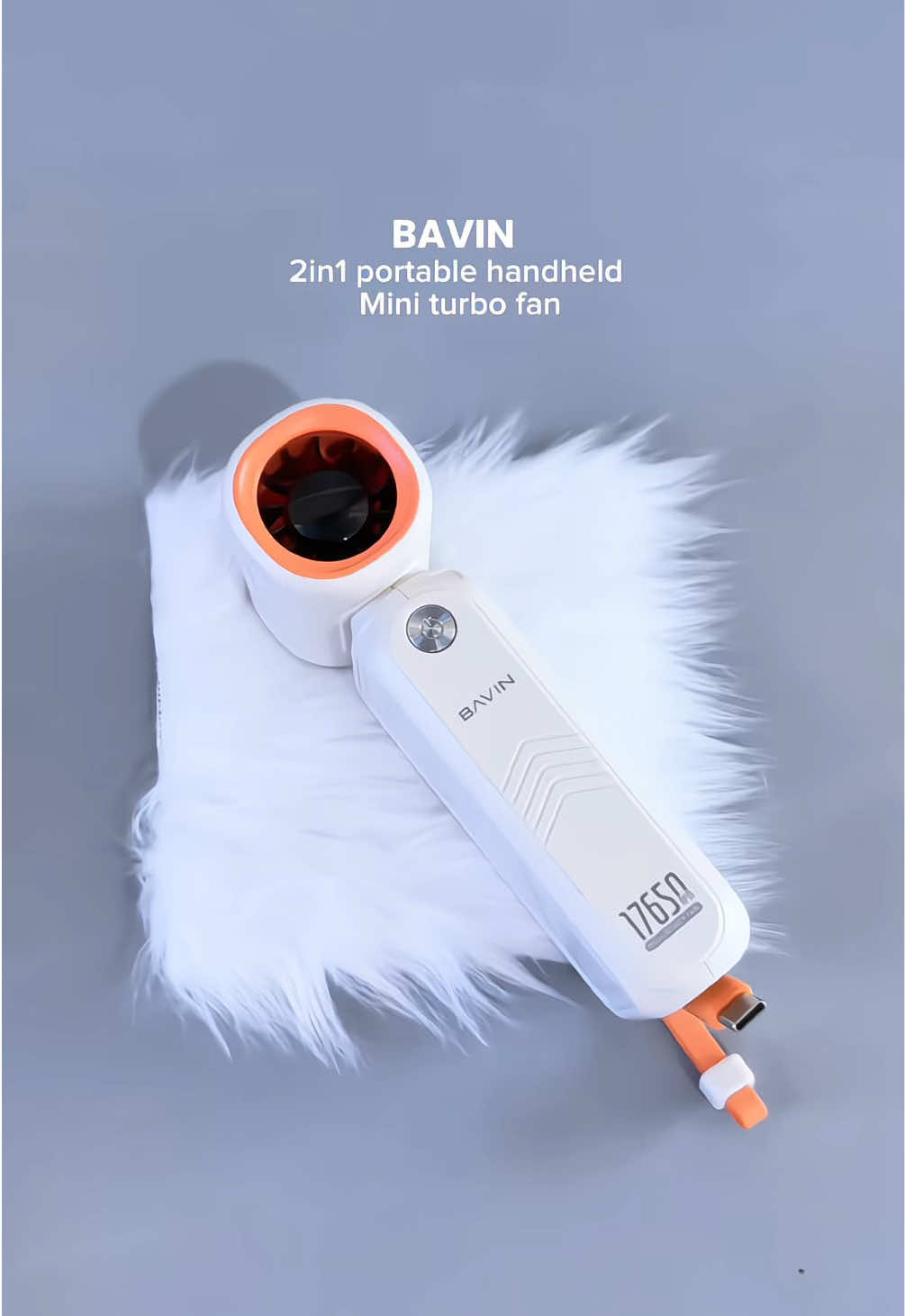 BAVIN 2in1 portable turbo fan w/ powerbank ✨❤️  #bavin #turbofan #portablefan #powerbank #bavinturbofan 