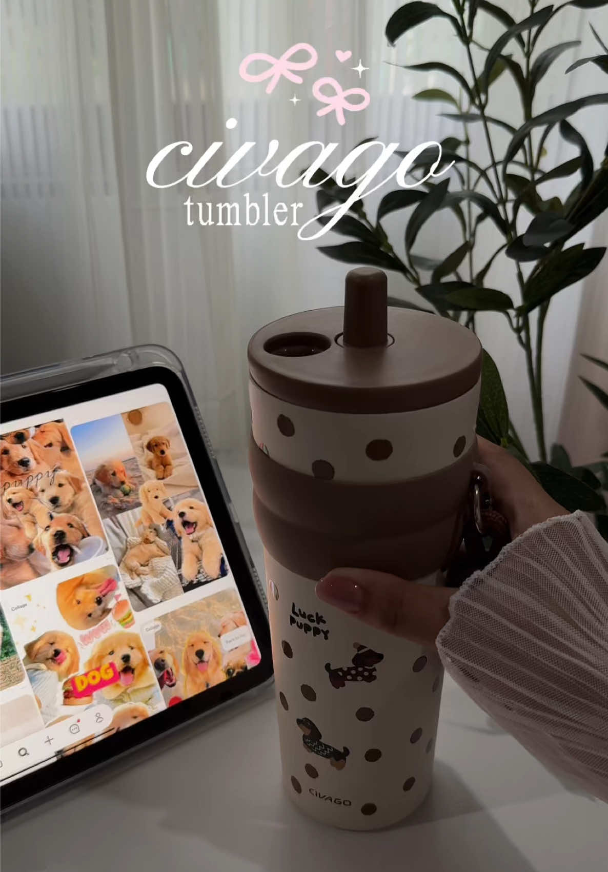 Cutest tumbler from @Civago.ph #civago #civagoph #civagophilippines #tumbler 