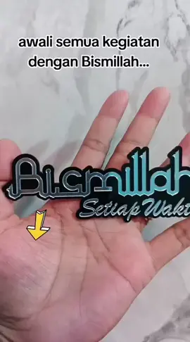 Awali semua perbuatan dengan Bismillah... #viral #kajian #stiker #sticker #stikerbismillah 