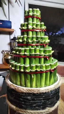 Pagoda 5layer tinggi 15cm  #bambuhoki_wonkirenk 