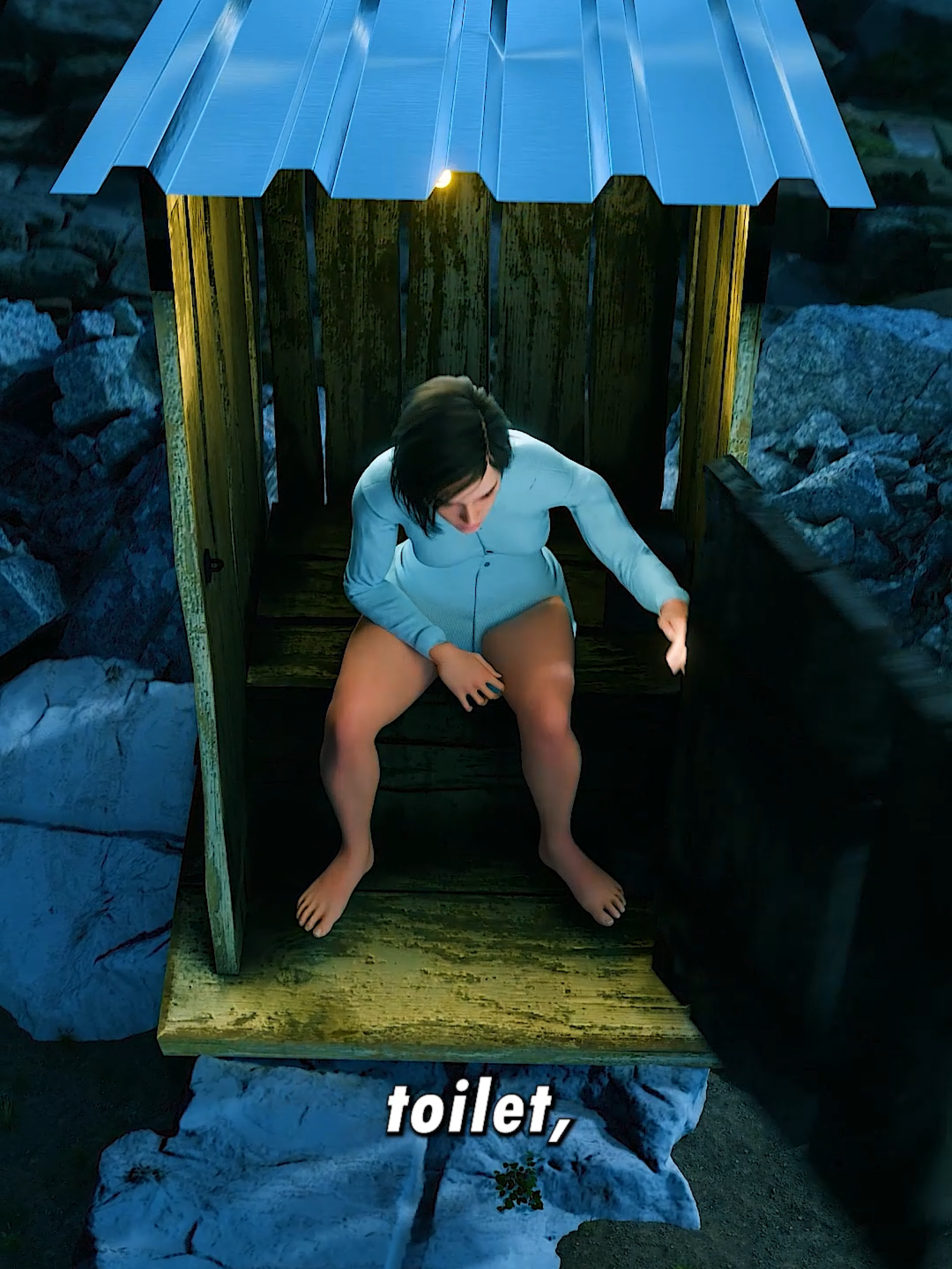 The Bear Under the Toilet Seat 🐻🚽 #3DGarage #3Danimation #3D #CGI #shortfilm #3Dart #VFX #VRexperience #Cinematic #DigitalArt #AnimatedShort #Horror #3Dworld #ScaryAnimation #shorts