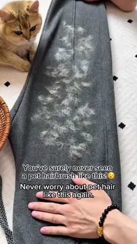 Effortless pet hair removal