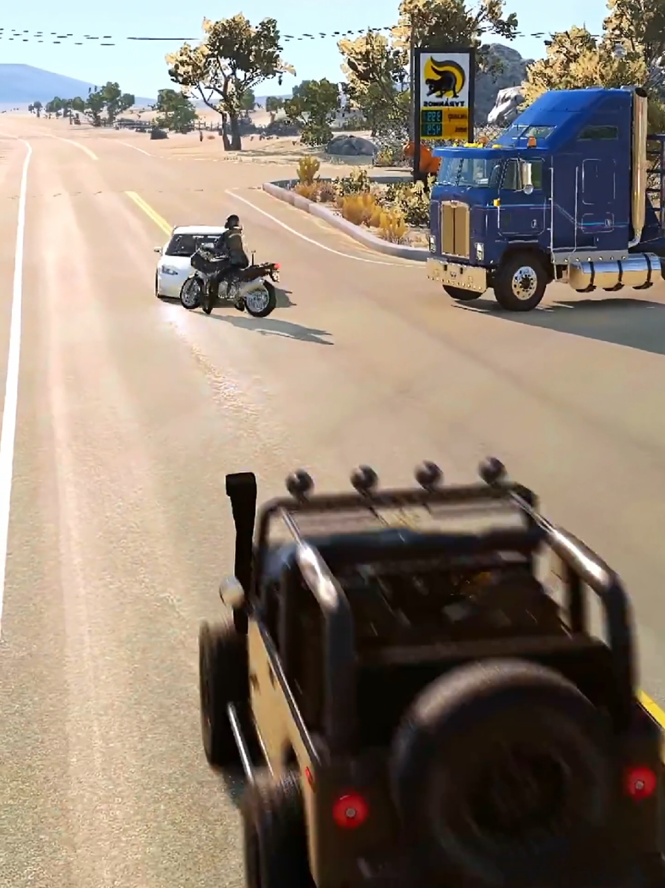 usa roads  Extreme Cars Physics Test 7! #usaroad #viralvideos #fyp  #beamngdrive #clip 