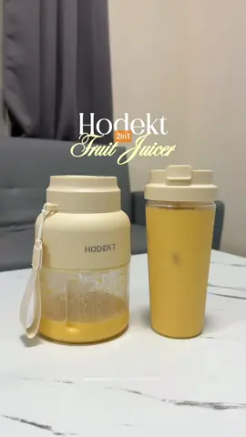 make mango shake or any fruit juice at home with this 2in1 fruit juicer from @HODEKT-Appliances.PH 💛🥭 #juicer #blender #juiceblender #kitchengadgets #portableblender 