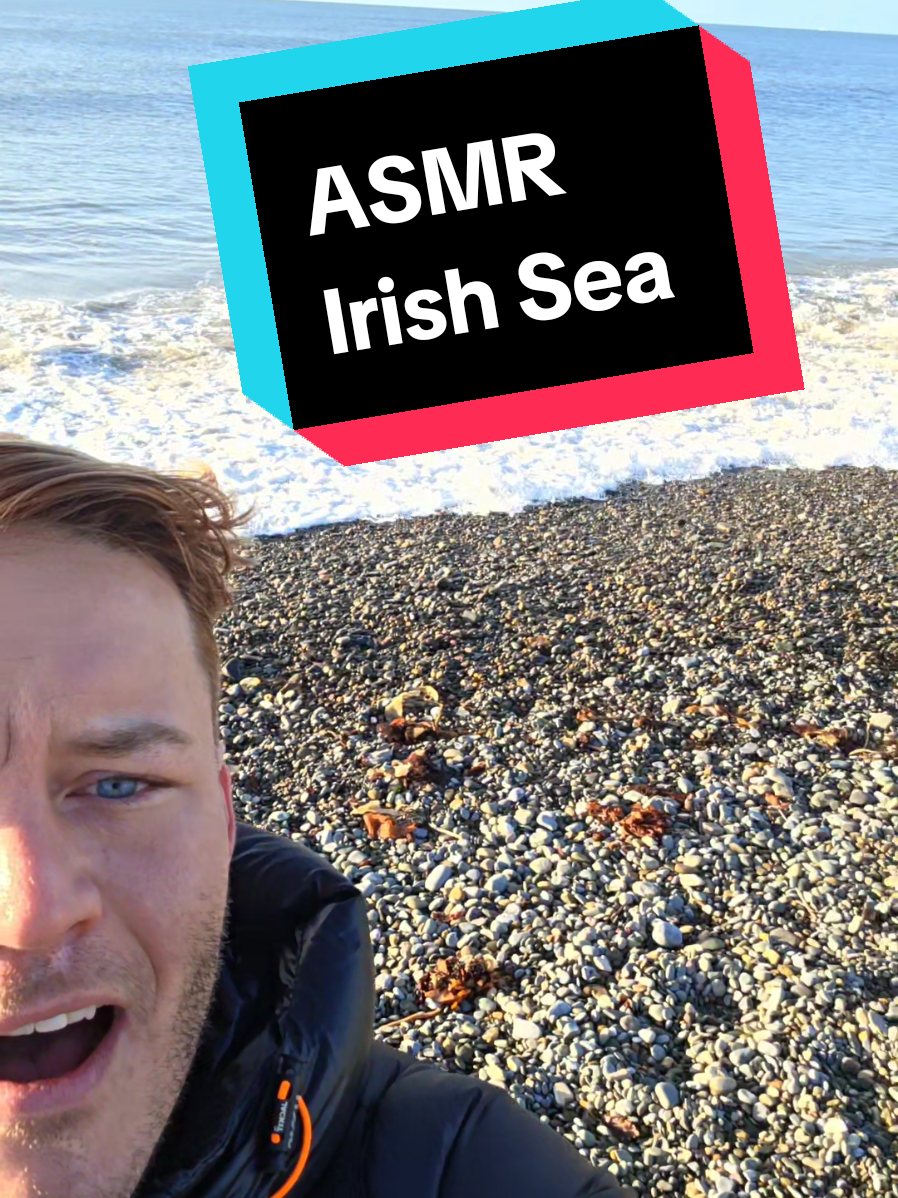Irish Sea Asmr #seanoftheseas #seanonland #ireland #asmr #irishsea 