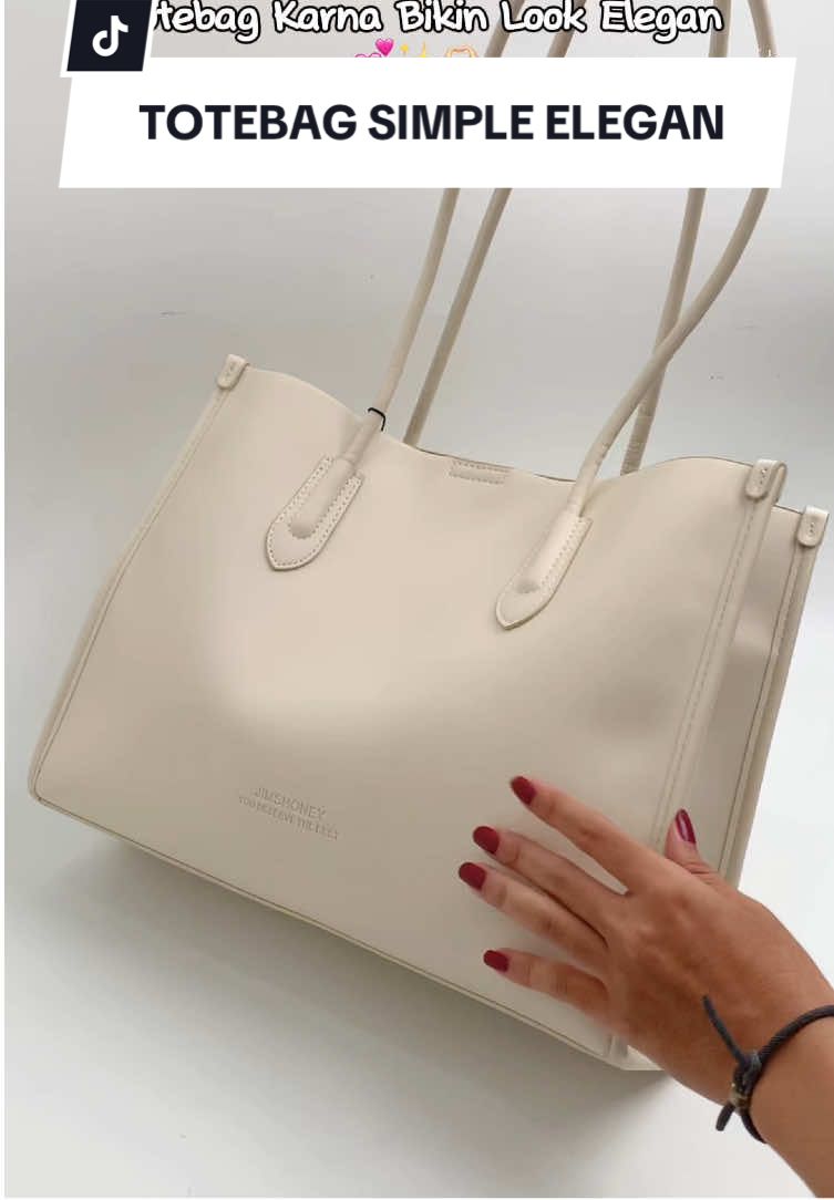 Rekomendasi totebag simple dan elegan buat kerja atau kuliah nih gurls 💕 Sasha Bag Jims Honey best seller cakep bangett! 😍🩷 #sashabagjimshoney #totebag #Jimshoneysurabayastore  #PromoGuncang1010 #GajianSale -orv 