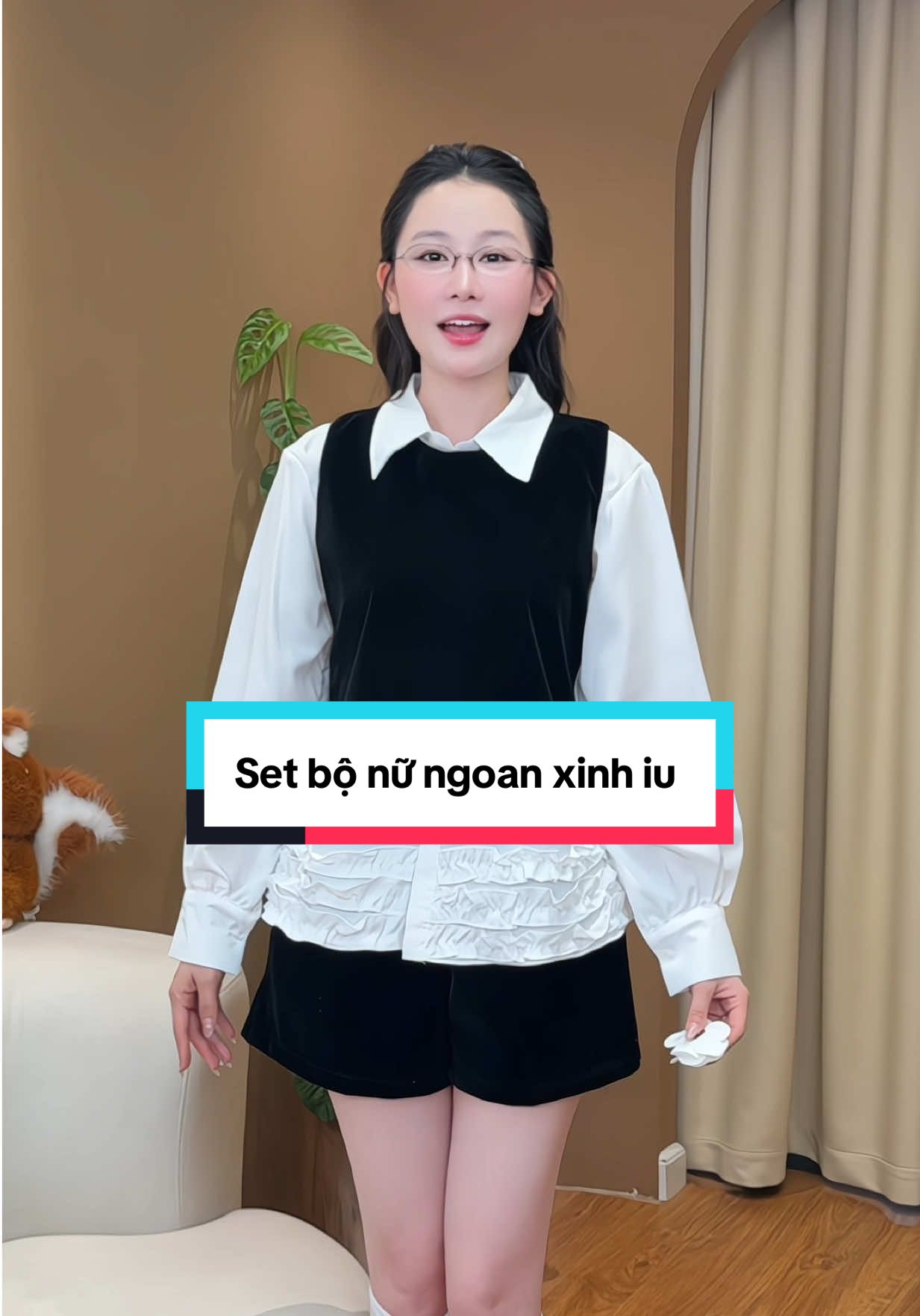 Set bộ nữ ngoan xinh iu #setnuxinh #setnu #setdoxinh #setdonu #fashion 