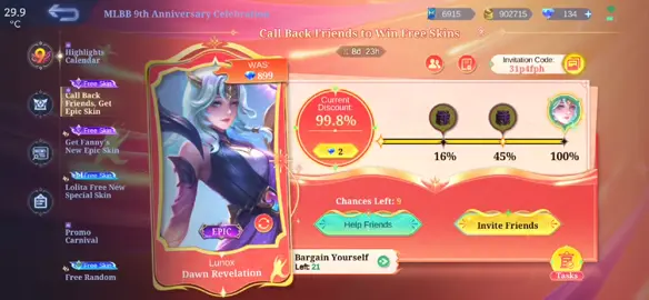 Drop yours darling, ill help you #mlbbcreatorcamp #mlbbttofficial #fyp #callbackfriends #mlbb9thanniversaryevent 