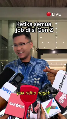 ketika semua job diisi Gen Z. semua kek bestie. maap lama upload gaes. menghilang dari radar dulu beberapa waktu kemaren. #bahlil #purbaya #genz #clarashinta 