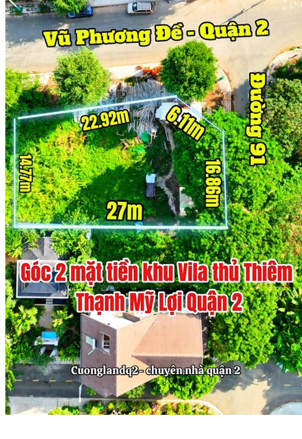 Sản phẩm vị trí đẹp khu vila thủ thiêm Thạnh Mỹ Lợi Quận 2#muabannha #batdongsan #quan2 #thanhmyloi #datquan2 