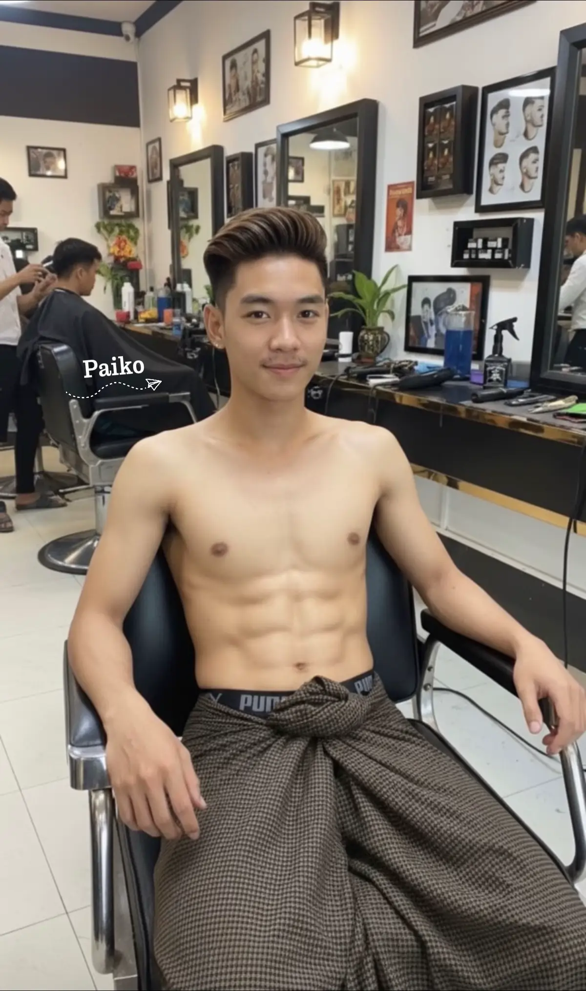 #barber #barbershop #asianboy #trending #Paiko 