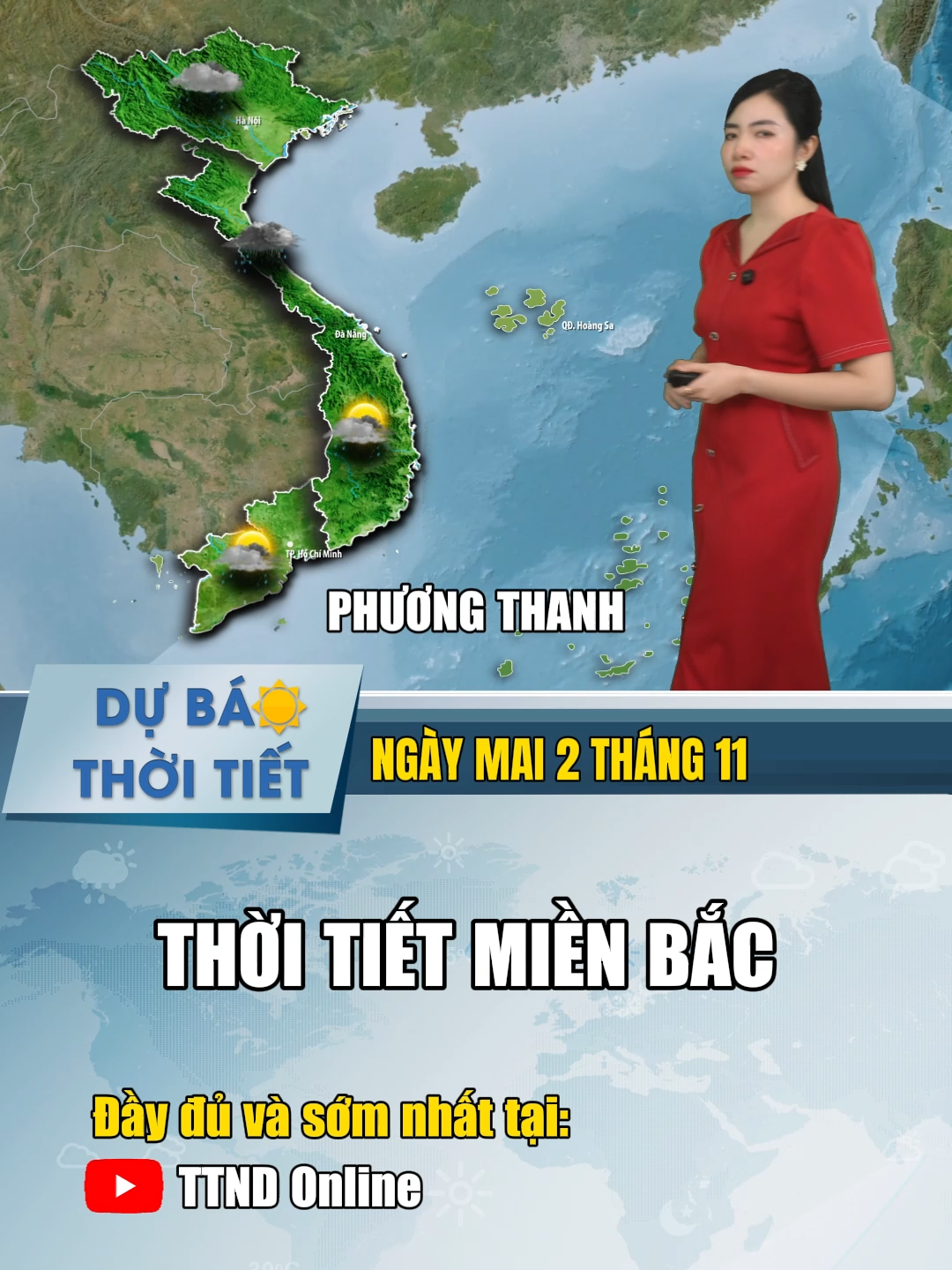 Dự Báo Thời Tiết Miền Bắc Đêm Nay và Ngày Mai 2/11 #thoitiet #dubaothoitiet #thoitiethomnay #ttndonline
