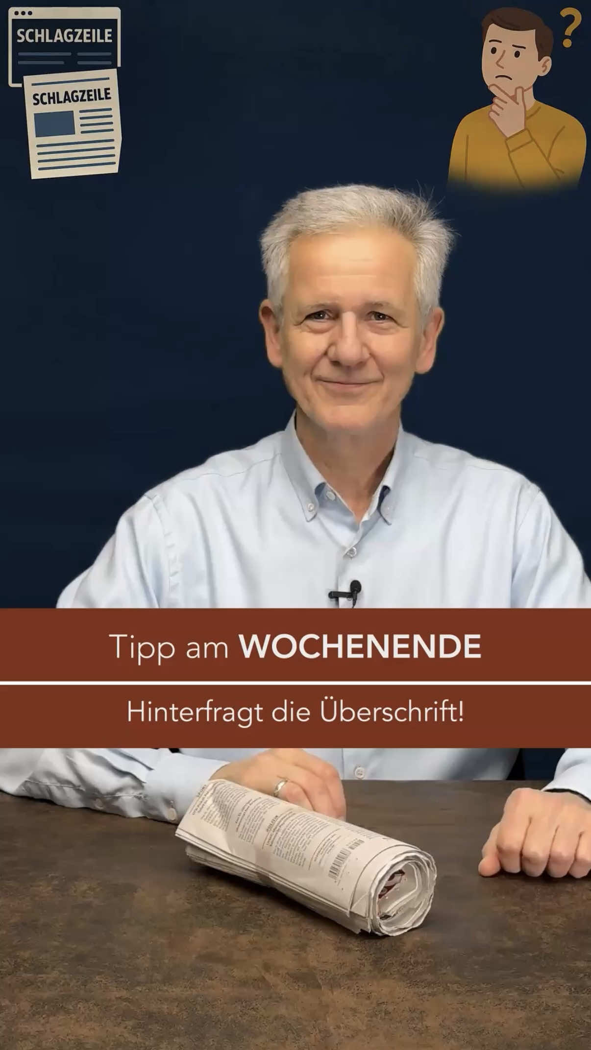 Manchmal reicht eine Schlagzeile, um eine Meinung zu bilden. Leider oft die falsche. Wer wirklich denkt, liest weiter und  informiert sich aus verschiedenen Quellen und Perspektiven. Wer nur klickt, glaubt alles. #tippamwochenende #nachdenkenstattklicken #meinungbilden #medienkompetenz #thegoodthings 
