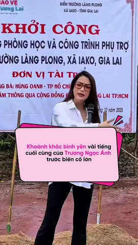 Vài tiếng trước còn đi từ thiện #afamilyngaylucnay #afamily #news #truongngocanh #tuthien 