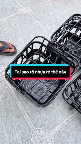 Tại sao rổ nhựa rẻ thế này #xedien #133s #phukienxedien 