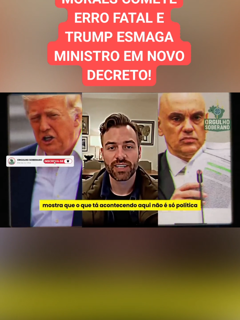 MORAES COMETE ERRO FATAL E TRUMP ESMAGA MINISTRO EM NOVO DECRETO!