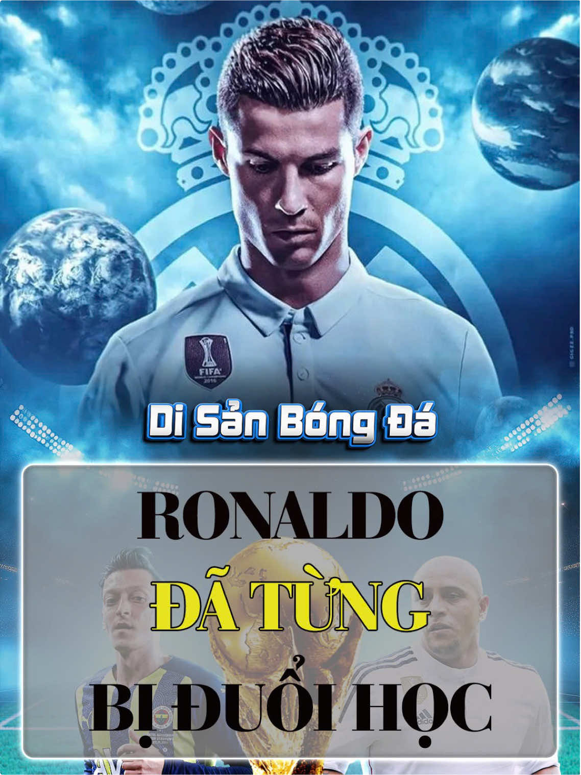 Cristiano Ronaldo đã từng bị đuổi học vì ném ghế vào mặt giáo viên. #cristianoronaldo #ronaldo 