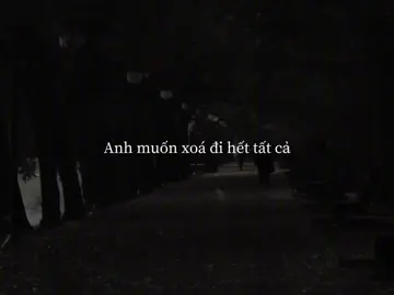 Anh muốn xoá đi hêt tất cả ! #nhactamtrang #vthai6605 