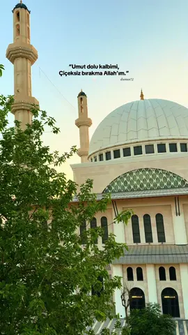 “Umut dolu kalbimi,  Çiçeksiz bırakma Allah’ım.”🤍#Allah #dua #kuranıkerim 