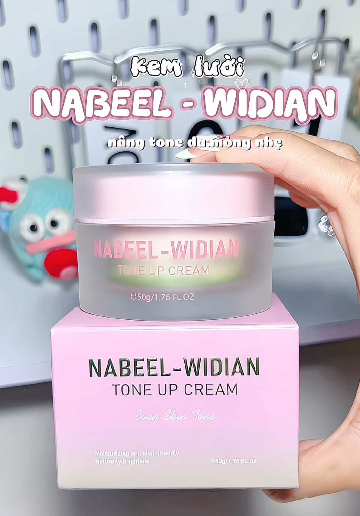 da xinh trong tích tắc chỉ với 1 lớp kem lười ✨ #kemluoi #kemluoitrangdiem #nabeelwidian #makeup #lamdep 