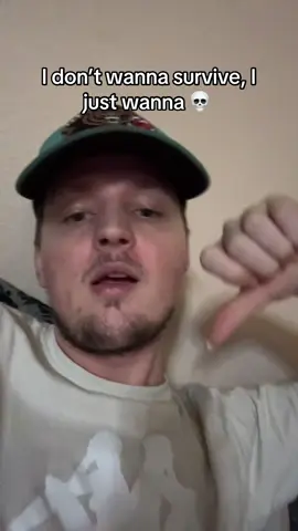 I don’t wanna survive, I just wanna 💀 #me #freshdesigntv #music #naruto #meme 