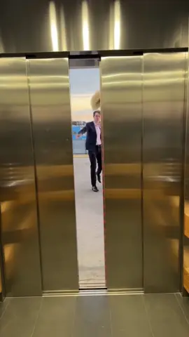 This is seriously cool! #Funny #ElevatorEntrance #HilariousVideo #TikTok