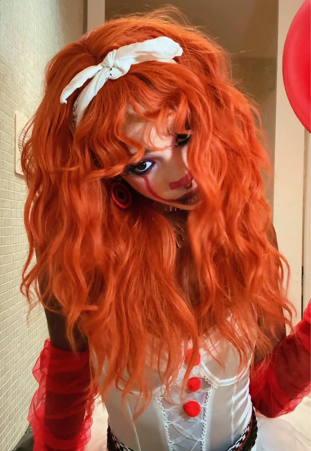 💋💋💋 #halloween #clownmakeup #clowntransition #altblackgirl 