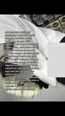 betul nabi Musa cakap, 5 waktu pun kita masih tak mampu buat... #foryou #4u #foryoupage #dakwah 