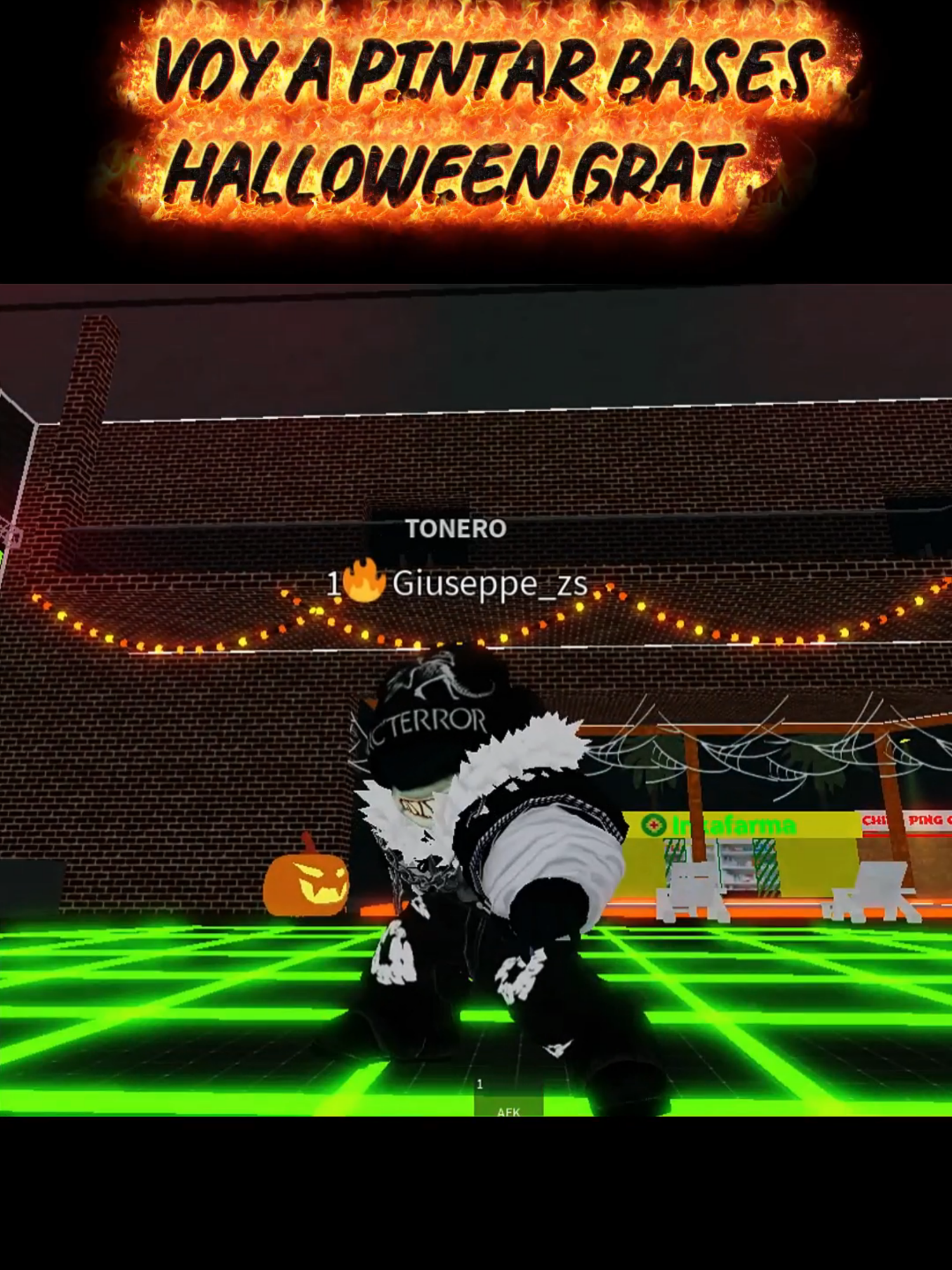 pintada de bases halloween gratis #pintandobases #Robaunbrainrot #roblox #halloween #Brainrots #fyp #dulceotruco #parati #Peru #FYP #alarako