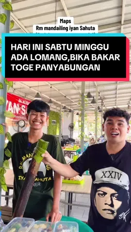 Hari ini ada lomang,toge Panyabungan dan kue bika bakar MAPS : RM MANDAILING IYAN SAHUTA (bedahan sawangan perigi Depok )