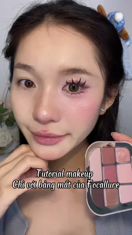 Tutorial makeup cùng bảng mắt Focallure#huyenthichmakeup #eyeshadow #focallure #focallurevn #phanmat 