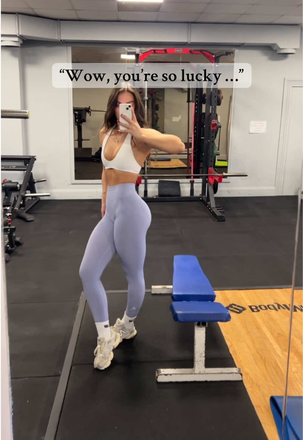 There’s no luck in hard work 🍀 Just showing up and grinding every single session. Nobody can give you the body you want, you have to earn it! #gymgirl #showupeveryday #girlswholift #gymmotivation #Fitness 