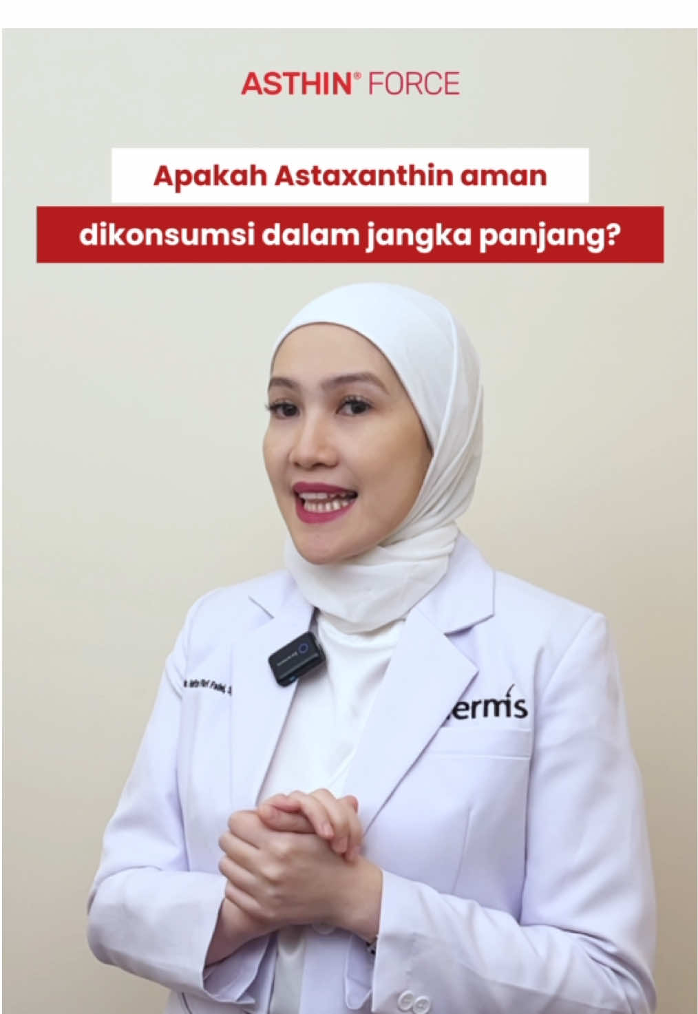 Apakah ASTAXANTHIN aman dikonsumsi untuk jangka panjang? Yuk intip penjelasan berikut ini 🤩 #astaxanthin #glowingoutsidestronginside #fyp 