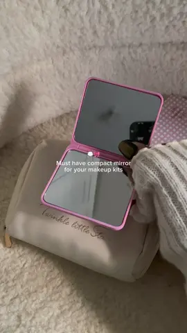 Must have compact mirror #mirror #minimirror #compactmirror #vanitymirror #makeupmirror 