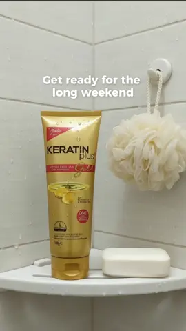 The long weekend awaits 💆🏻‍♀ #KERATINplus