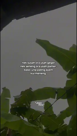 meneng anteng🙂#jowostory 