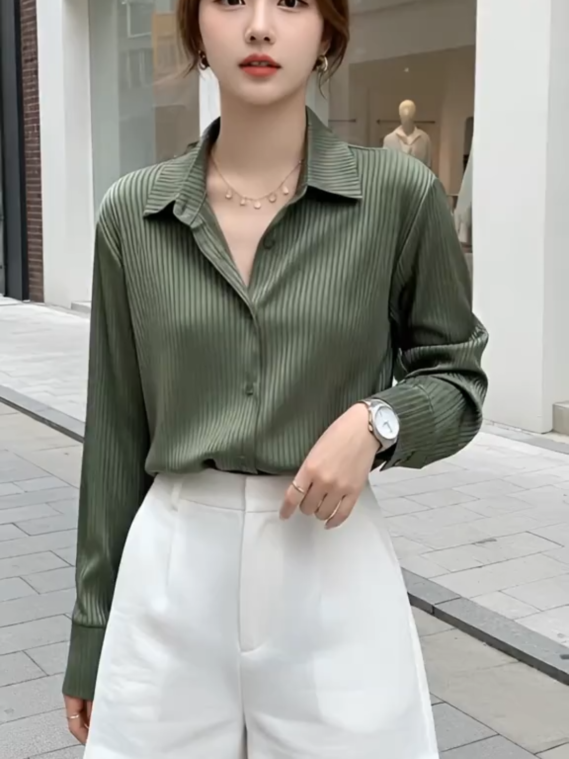 ไม่ต้องพยายามเยอะก็ดูดีได้! เสื้อเชิ้ตตัวโปรดที่ใส่แล้วปังทุกองศา เนื้อผ้าดีมาก ทรงสวยเป๊ะ! ใครอยากมีลุคใหม่ที่สดใสรีบตำด่วน #เสื้อเชิ้ต #เสื้อแฟชั่นผู้หญิง #แฟชั่นเกาหลี #OOTD #เสื้อใส่ทํางาน