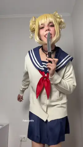 Fake knife/plastic knife  #cosplaygirl #himikotoga #myheroacadamia #химикотога #моягеройскаяакадемия 