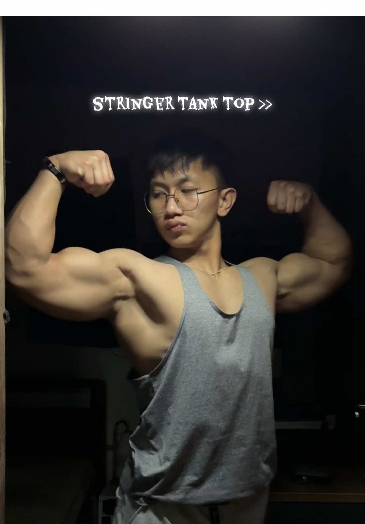 #stringertanktop #gymsando #fyp #tanktopformen #gymfit 