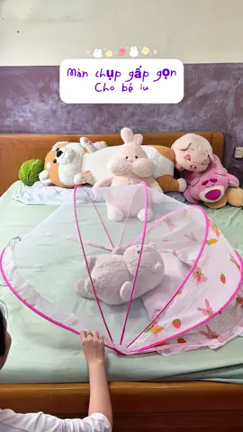Màn chụp gấp gọn cho bé tiện lợi giá hạt dẻ #tieuphung2710_ #manchupgapgon #manchupgapgonchobe #manchuptubung 