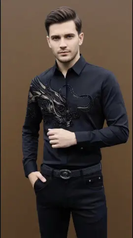 เสื้อเชิ้ตผู้ชายพิมพ์ลายมังกร#เสื้อ #เสื้อเชิ้ต #เสื้อผ้าแฟชั่น #เสื้อเชิ้ตผู้ชายพิมพ์ลายมังกร #รีวิวเสื้อผ้า 
