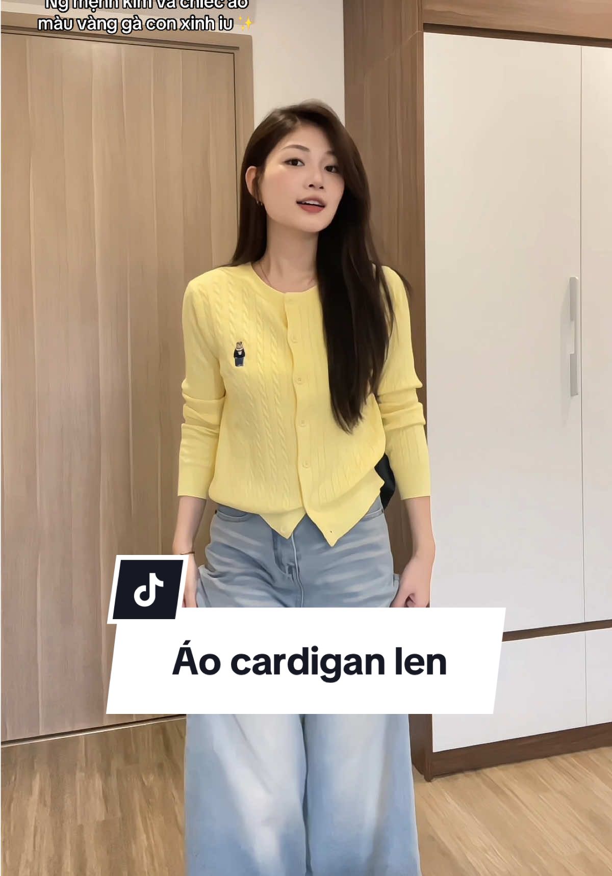 Tui tìm dc chân ái cho dáng tui (tam giác ngược) #xh #myoutfit #kimshop68 #cardigan 