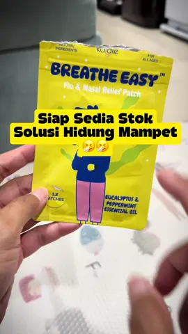 Stiker flu bayi dengan kandungan bahan alami aman efektif bantu legakan hidung mampet #kalale #breatheeasy #stikerflu #wibgajian #cuantanpabatas 