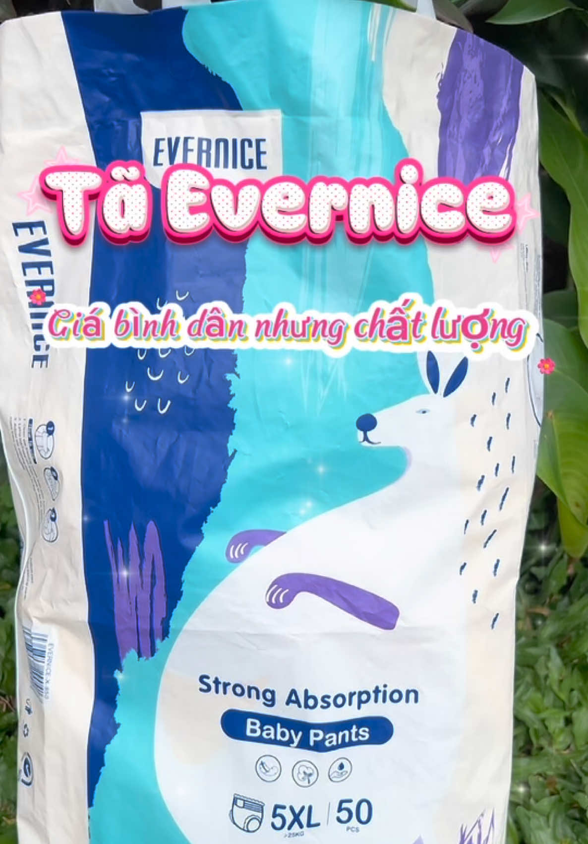 Bỉm  quần Evernice sản xuất theo công nghệ Châu Âu#children #tabim #xuhuong #review 